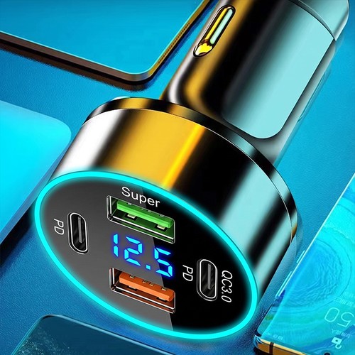 Caricabatteria auto 100w usb - 100w, usb-c
