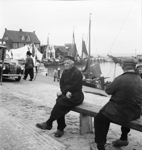 Volendam 1950 auto vieux - volendam,