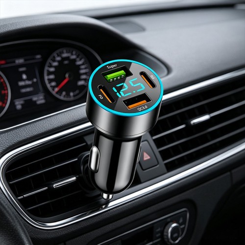 Caricabatteria auto 100w - auto, usb-c