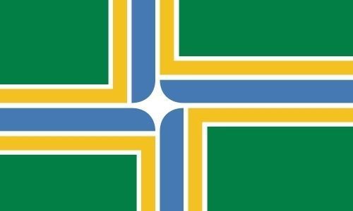 Adesivo portland bandiera - portland,