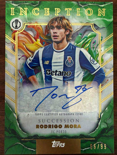 Rodrigo mora auto topps - mora,